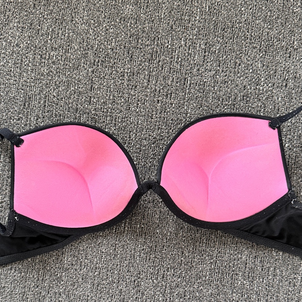 PINK Victoria's Secret Smooth Black push-up Bra - Picture 7 of 8